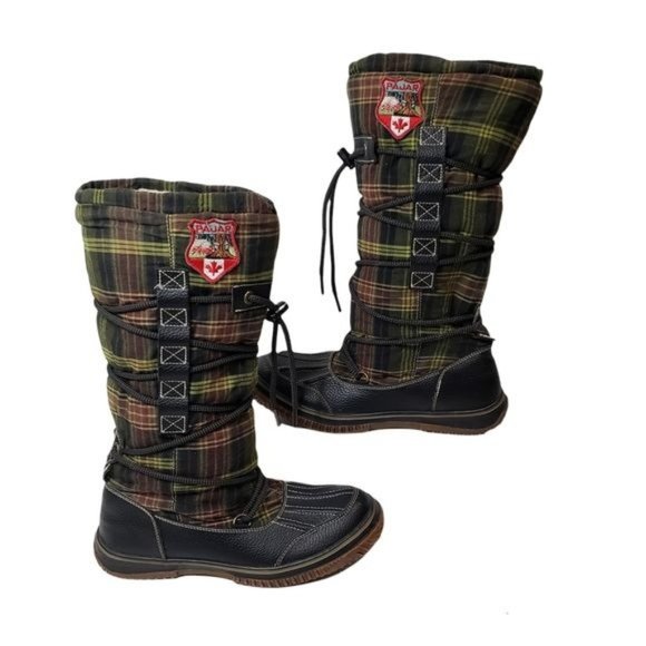 Pajar Shoes - Pajar Canada Highlander Plaid Winter  Sherpa Lined Boots Size 10